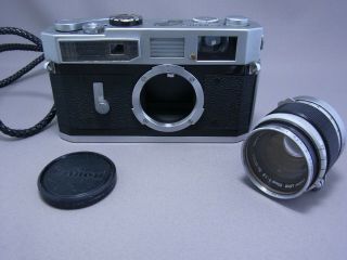 【as Is】canon Model 7 Rangefinder 35mm Film Camera,  50mm F1.  8 From Japan