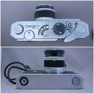 【As Is】Canon Model 7 Rangefinder 35mm Film Camera,  50mm f1.  8 From JAPAN 2