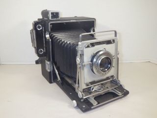 1953 Graflex Crown Graphic 4x5 Press View Camera Ektar 127mm F/4.  7 Lens Vgc