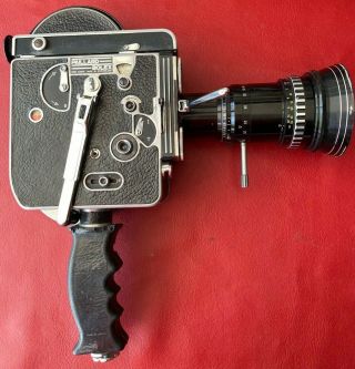 Bolex H16 Reflex Movie Camera Schneider Kreuznach 16 - 80 Mm Zoom