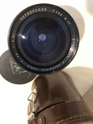 Vintage Rangefinder Lens P Angenieux Paris P 2.  8 1:3.  5,