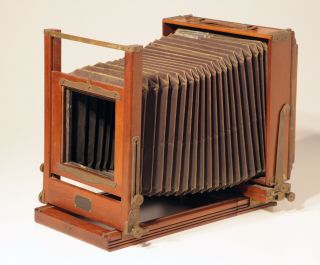Kodak Eastman View No.  2,  8x10 View Camera,  Wood And Brass Fittings