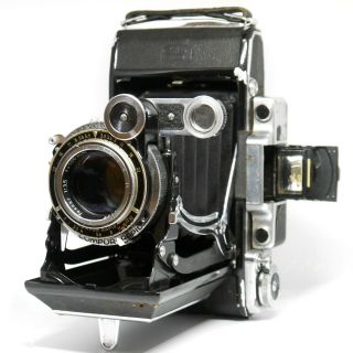 :zeiss Ikon Ikonta 531/2 6x9 Rangefinder Camera W/ 105mm 3.  5 Tessar Lens