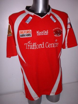 Salford City Reds Kooga Adult Medium Rugby League Shirt Jersey Top Vintage Home