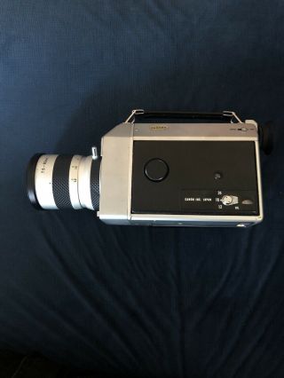 CANON 1014 AUTO ZOOM ELECTRONIC 8mm Film Camera,  GREAT 3