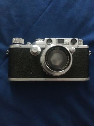 Vintage Leica Drp Ernst Leitz Gmbh Wetzlar Germany Camera No.  485103