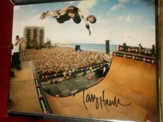 Tony Hawk Signed 11x14 Photo Autographed Skateboarding The Legend