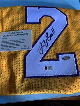 Lonzo Ball Los Angeles Lakers Signed Auto Jersey - Beckett & Leaf