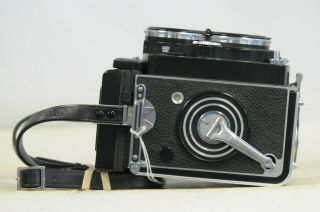 Rolleiflex 2.  8E - III Xenotar with Mirror Cap & Strap 2