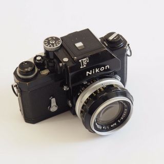 Nikon F Photomic Black With Nikkor - S 50mm F1:1.  4