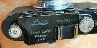 Leica Ii Ernst Leitz Wetzlar D.  R.  P.  № 50027 Leitz Hektor F = 5 Cm 12,  5