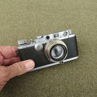Vintage Leica Iii - A 35 Mm Camera 1937.  D.  R.  P.  No.  230407 Very Estate Cond