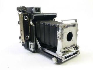 Graflex Speed Graphic 2 1/4 X 3 1/4 With Ground Glass And Lens Board In Ec.