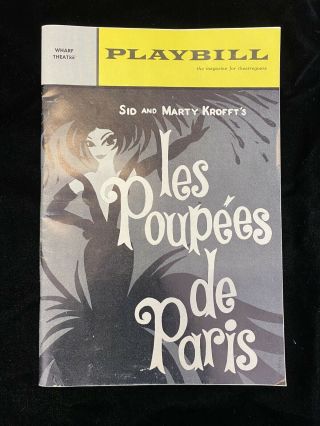Vintage Les Poupees De Paris Playbill 1965