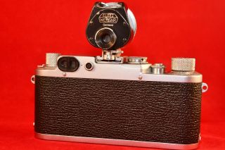 Leica IIC 2C,  VIOOH viewfinder for 3.  5 - 13.  5cm pretty and 2
