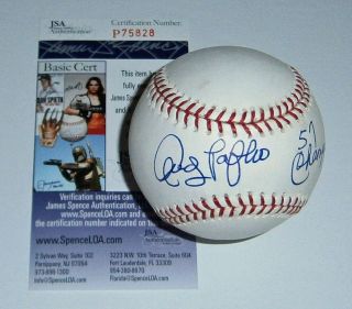 Braves Andy Pafko Signed Baseball Auto W/ 213 Hrs Jsa Autographed Milwaukee