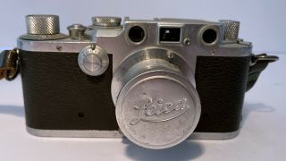 Leica Drp Ernst Leitz Wetzlar 429094,  With Leitz Elmar F=5cm 1:3.  5 Lens
