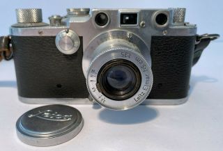 Leica DRP Ernst Leitz Wetzlar 429094,  with Leitz Elmar f=5cm 1:3.  5 Lens 2