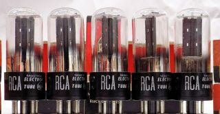 Scarce Sleeve of N.  O.  S Vintage RCA 45Z5 Vacuum Tubes w/Matching Codes 2