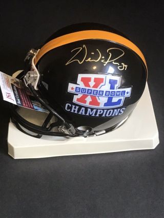 Willie Parker Autographed Auto Steelers Bowl 40 Xl Mini Helmet Jsa