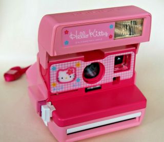 Minty Hello Kitty Polaroid 600 Instant Camera Sanrio Kawaii Ships From Usa