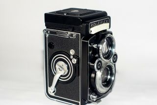 [Excellent] Rolleiflex 3.  5F TLR Film Camera Xenotar 75mm 