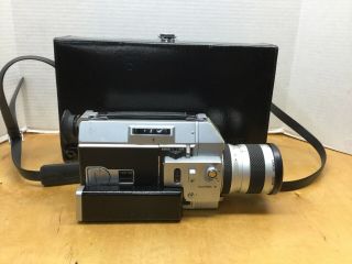 Vintage Canon Auto Zoom 814 8 Movie Camera With Case Really