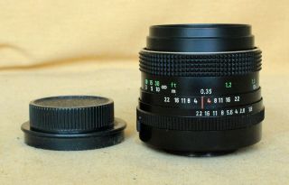 Pancolar 50/1.  8 50mm Mc Electric Carl Zeiss Lens Praktica M42 Cla