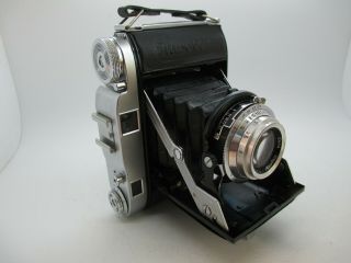 Hapo 66 E Folding 6x6 Rf Film Camera Lens Enna Haponar 3,  5/75mm Lens