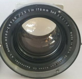 Kodak Aero - Ektar 178mm F/2.  5 Lens 7in 5x5