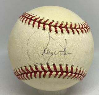 Larry Walker Single Signed Baseball Autographed Jsa Expos Rockies Auto