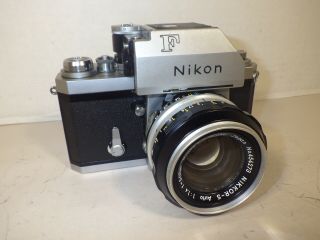 NIKON F PHOTOMIC T SLR CAMERA KIT LENS,  LEATHER CASE,  HOOD/FILTER,  BOX,  MANUALS 2
