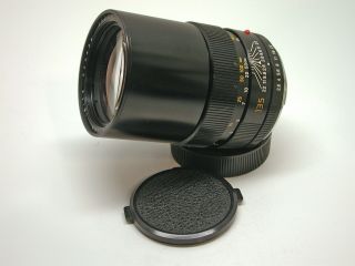 Leica Leitz 135mm F2.  8 R 11211.  Elmarit - R Box.  Caps.  Minty.  Perfect
