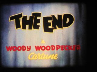 16 Mm Color Sound Castle Films 1945 Woody Woodpecker Cartoon Dippy Diplomat
