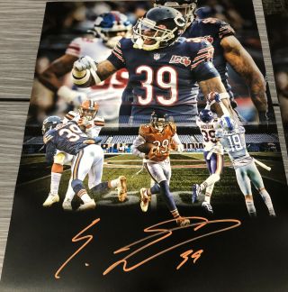 Eddie Jackson Chicago Bears Autographed Signed 8x10 Photo Jsa B