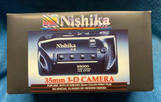 Nishika N9000 3d 35mm Quadra Lens Film Camera Opened But Never Removed Box