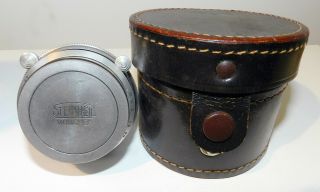 Vintage Steinheil Orthostigmat F=35mm 1:4.  5 Wide - Angle Lens W Case And Caps