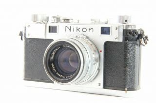 NIKON S Rangefinder Camera w/ NIKKOR H C 5cm F/2 from Japan 898 2