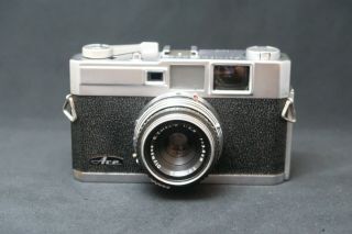 Olympus Ace Rangefinder Camera With Zuiko 35mm F/2.  8 Lens,  Ready To Shoot