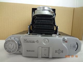 Mamiya 6 6x6 film folding camera w/Zuiko 75/3.  5 lens from Japan Exc,  cond 2497 3