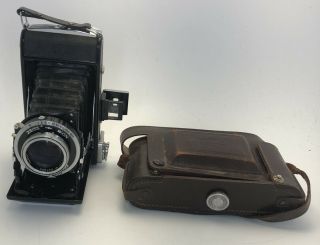 Zeiss Ikon Compur Rapid Tessar 1: 3.  5 F - 105mm Lens Vintage Folding Camera