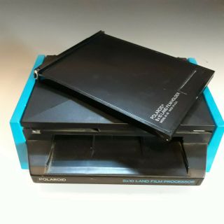 Polaroid 8x10 Land Film Processor 81 - 01,  With Film Holder