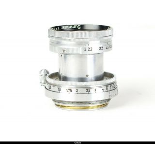Lens Leica Summitar 2/5cm 50mm No.  607192 For Leica Screw 39