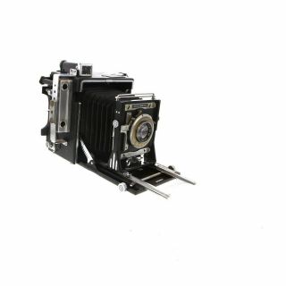Vintage Graflex Speed Graphic 2.  25x3.  25 " W/kodak 127mm F/4.  7 Ektar Lens - Ug