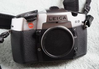 Leica R8 Chrome 35mm Slr Film Camera Body