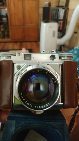 Vintage Voigtlander Prominent 35mm Camera With In