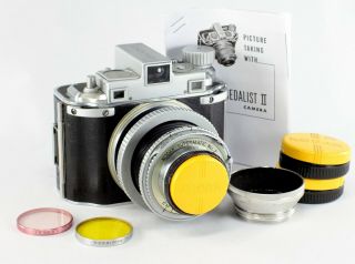 Kodak Medalist I (1),  Ektar 3.  5/100 Mm - Converted To 120 Film