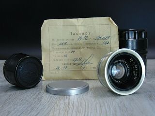 Jupiter - 12 2,  8/35mm Red P Lens For Fed Zorki Leica M39 Mount 1959 Year