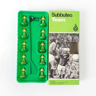 Subbuteo Team Ref 28 Norwich City Vintage Table Football Soccer Lw Zombies