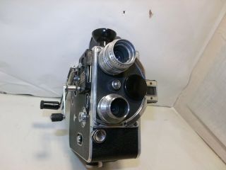 Paillard Bolex H16 - F25 16mm Movie Camera 2 Lenses W.  Case
